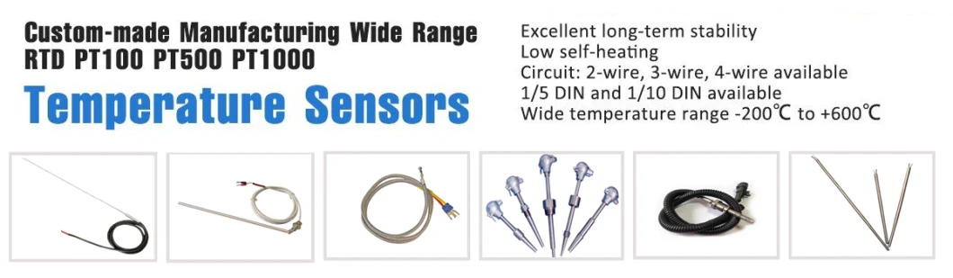 PT100 Rtd Auto Sensor PT100 Temperature Sensor