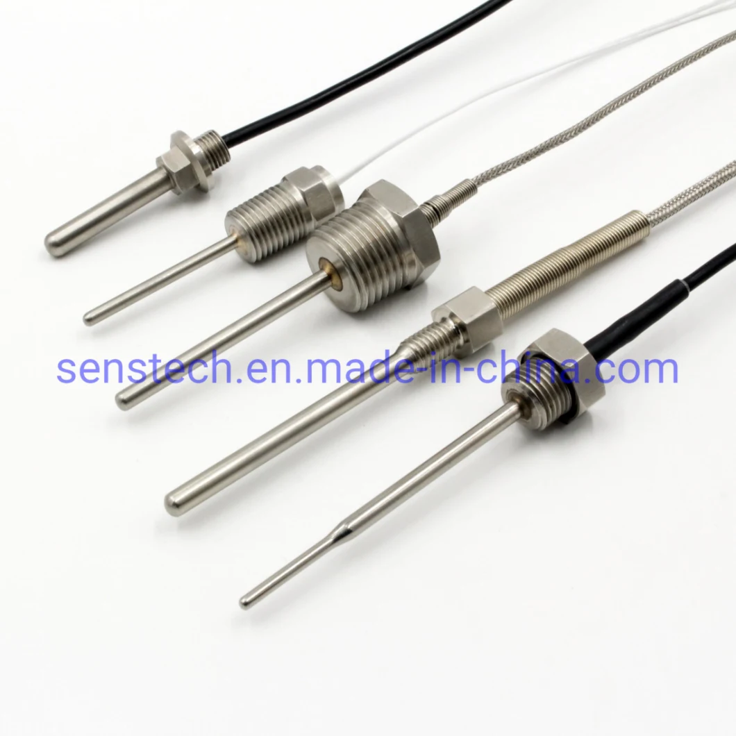 Customized Various Threaded Size Rtd Temperature Probe PT100; PT1000