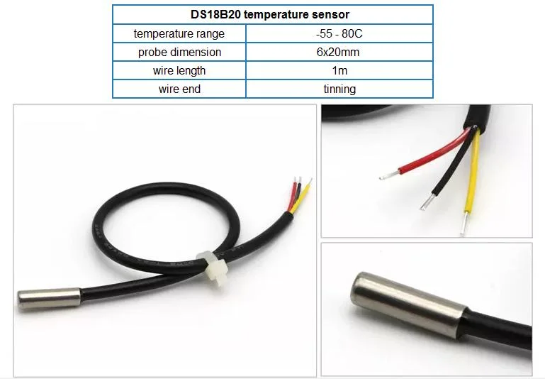 3 Wire Rtd Temperature Sensor Probe PT1000