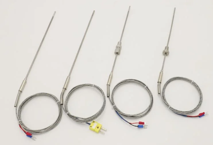 China Manufacture 1200c Stainless Steel Probe Industrial Gas Oven High Temperature Sensor Thermocouple K-Type