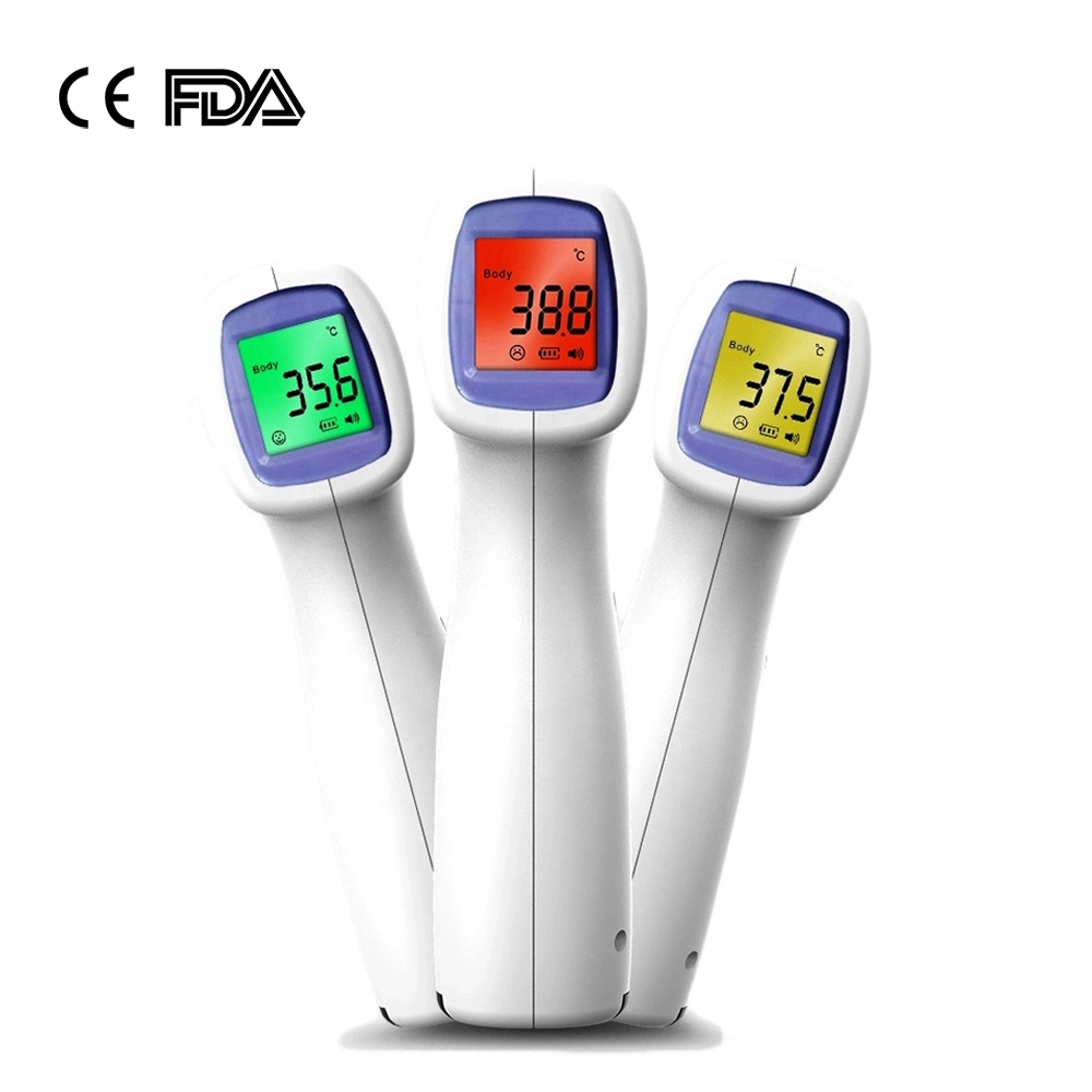 Wholesale Electronic Clinical Industrial LCD Thermometer Handheld Portable Fever Digital Infrared Forehead Thermometer Factory Forehead Fever Thermometer CE FDA