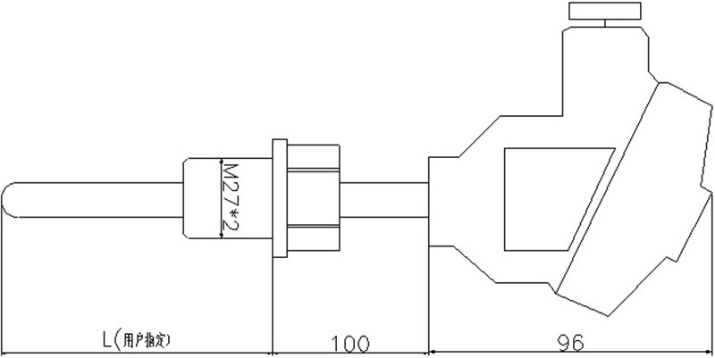 High Temperature Meter Thermocouple and Thermal Resistance Rtd Temperature Sensor with B S K PT100 Type